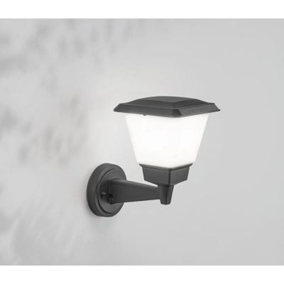 LENA LAMPADA DA PARETE IP65 ALLUMINIO ANTRACITE LAMPADINA ATTACCO E27 DA ESTERNO CLASSICA