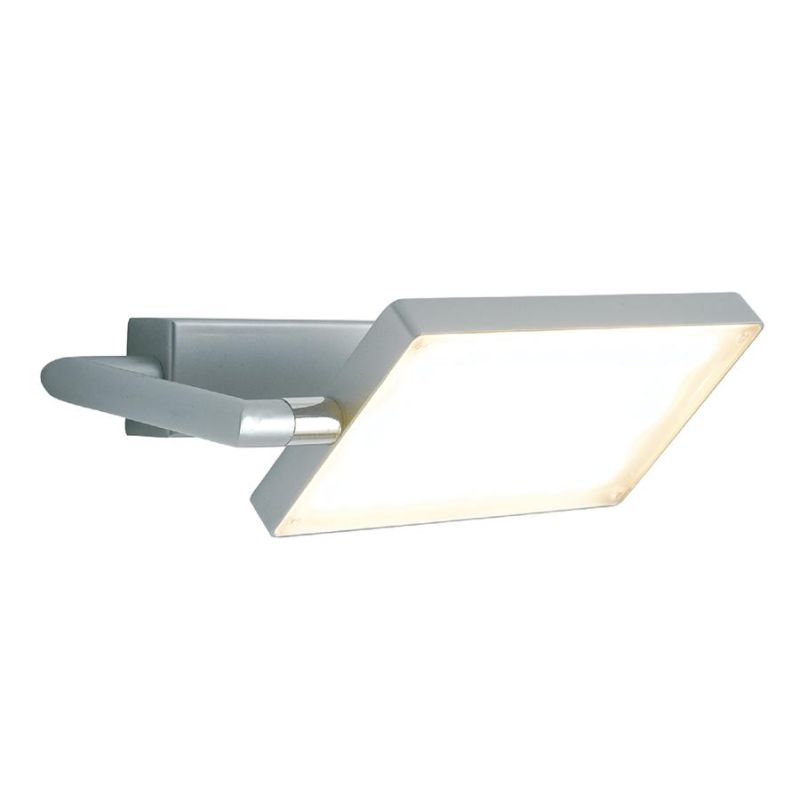 APPLIQUE ORIENTABILE LED 18W LUCE 3200K ALLUMINIO NERO, GRIGIO, BIANCO E ORO MODERNA