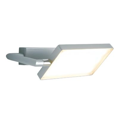 APPLIQUE ORIENTABILE LED 18W LUCE 3200K ALLUMINIO NERO, GRIGIO, BIANCO E ORO MODERNA