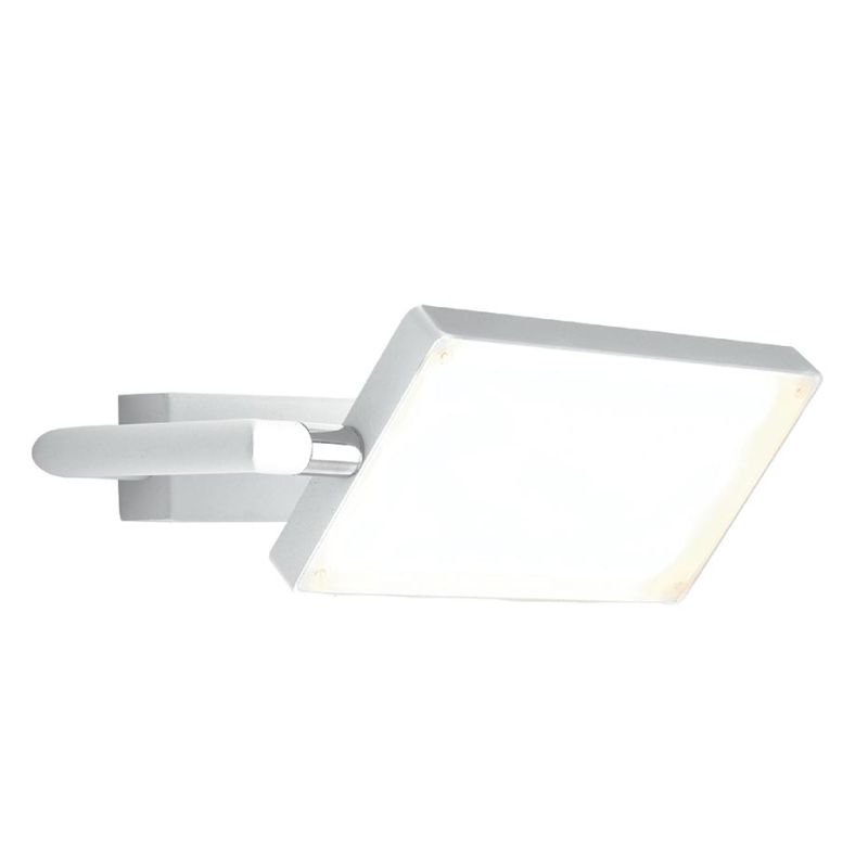 APPLIQUE ORIENTABILE LED 18W LUCE 3200K ALLUMINIO NERO, GRIGIO, BIANCO E ORO MODERNA