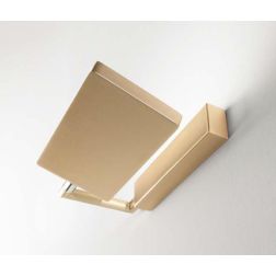 APPLIQUE ORIENTABILE LED 18W LUCE 3200K ALLUMINIO NERO, GRIGIO, BIANCO E ORO MODERNA 2