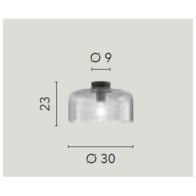 PLAFONIERA IN VETRO LISCIO 3 MISURE IN 5 COLORI LAMPADINA ATTACCO E27 MODERNA