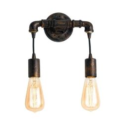 AMARCORD AP2 LAMPADA DA PARETE DI FAN EUROPE RUGGINE Fan Europe - Cristalensi Shop Online