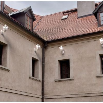 BISSO MARY APPLIQUE IN RESINA NERA IP55 VETRO TRASPARENTE PER AMBIENTI ESTERNI MADE IN ITALY FUMAGALLI DARK LIGHT - Cristalensi