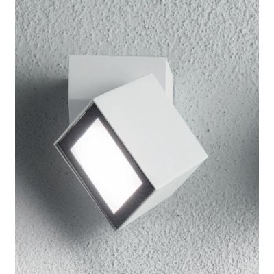 STEVE APPLIQUE DA ESTERNO IP54 ORIENTABILE LED 6W LUCE 4000K BIANCO,SILVER O MARRONE MODERNA ONDALUCE CICIRIELLO - Cristalensi S