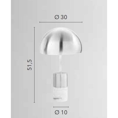 IGEA LAMPADA DA TAVOLO MODERNA ORO O NICHEL CON BASE EFFETTO MARMO H51 CM LAMPADINE 2XE14