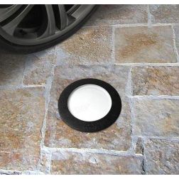 CECI 160 INCASSO CARRABILE IN RESINA GRIGIA O NERA IP67 CON LAMPADINA LED SOSTITUIBILE 2