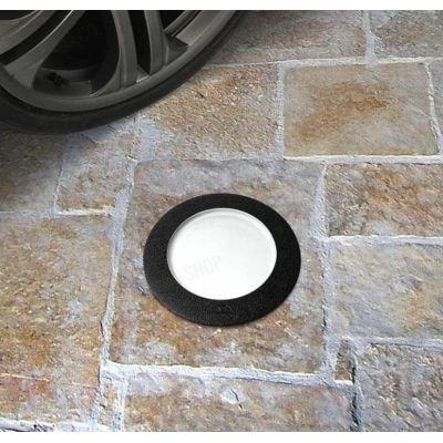 CECI 160 INCASSO CARRABILE IN RESINA GRIGIA O NERA IP67 CON LAMPADINA LED SOSTITUIBILE