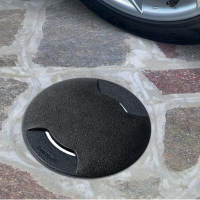 CECI 160 DUE TAGLI INCASSO CARRABILE IN RESINA NERA IP67 CON LAMPADINA LED SOSTITUIBILE