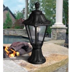 MINILOT RUT PALETTO H53 CM IN RESINA NERA IP55 ANTI CORROSIONE FUMAGALLI MADE IN ITALY 2