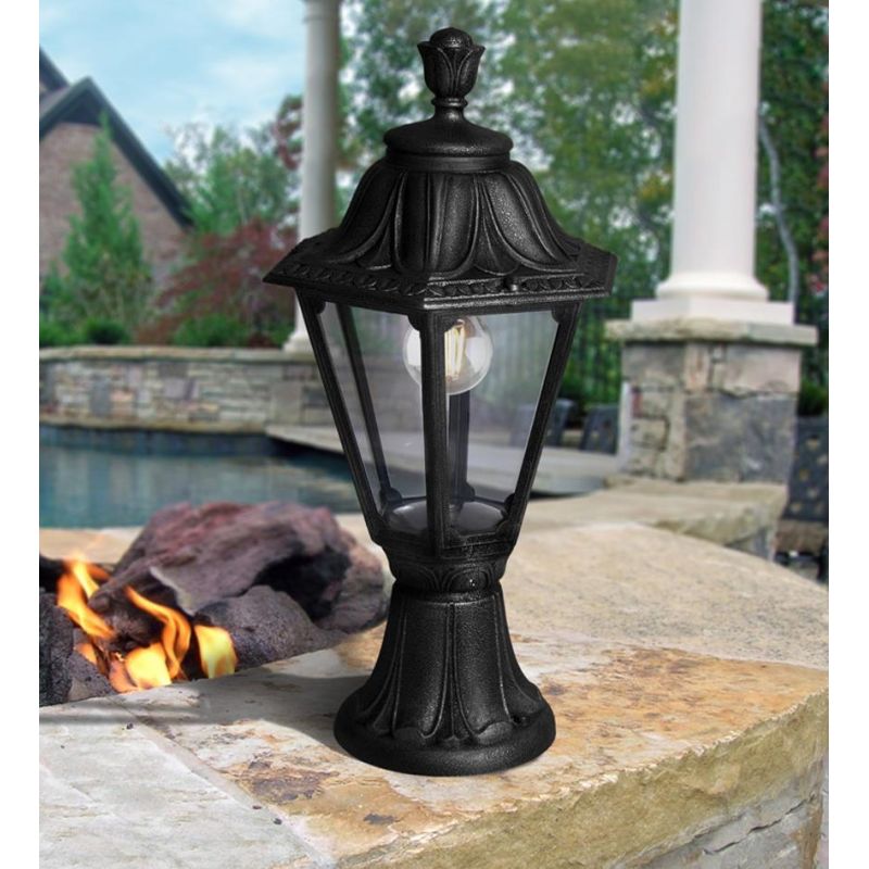 MINILOT RUT PALETTO H53 CM IN RESINA NERA IP55 ANTI CORROSIONE FUMAGALLI MADE IN ITALY