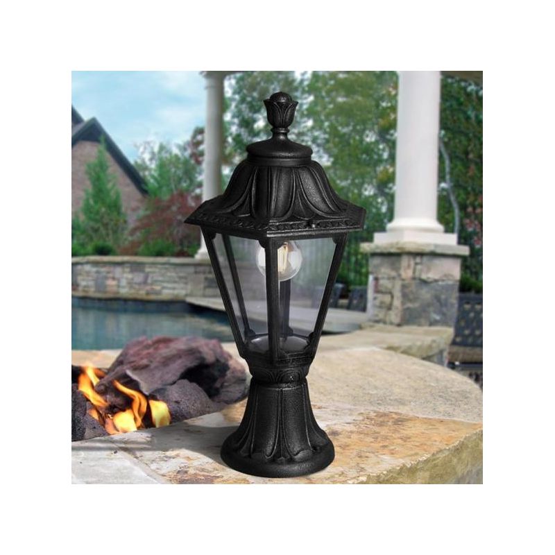 MINILOT RUT PALETTO H53 CM IN RESINA NERA IP55 ANTI CORROSIONE FUMAGALLI MADE IN ITALY