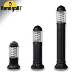 SAURO PALO DA GIARDINO 3 MISURE IP55 ANTI CORROSIONE IN RESINA GRIGIA O NERA FUMAGALLI