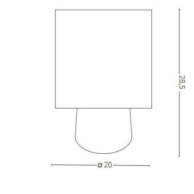 LAMPADA DA TAVOLO TORTORA IN CERAMICA CON DECORI E PARALUME IN PVC RIVESTITO IN TESSUTO CRISTALENSI - Cristalensi Shop Online