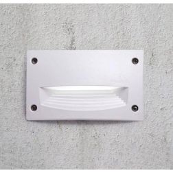 LETI 200 HS FARETTO RETTANGOLARE DA INCASSO IP66 IN RESINA BIANCA,GRIGIA O NERA MADE IN ITALY