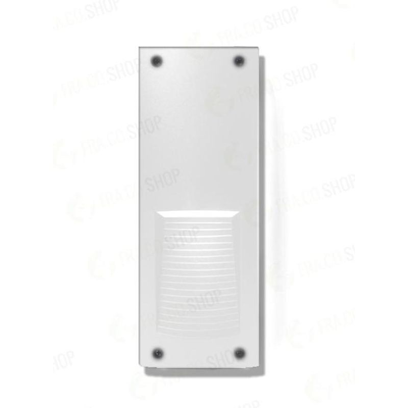 LETI 300 VP FARETTO DA INCASSO VERTICALE IP66 IN RESINA BIANCA,GRIGIA O NERA MADE IN ITALY FUMAGALLI