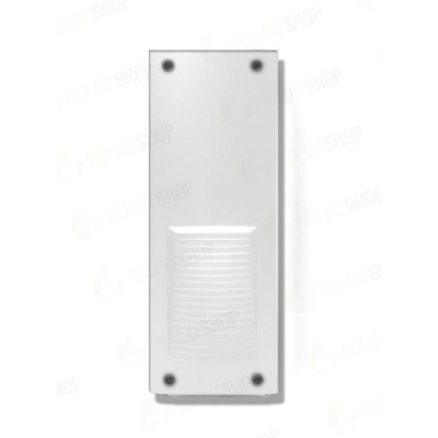 LETI 300 VP FARETTO DA INCASSO VERTICALE IP66 IN RESINA BIANCA,GRIGIA O NERA MADE IN ITALY FUMAGALLI