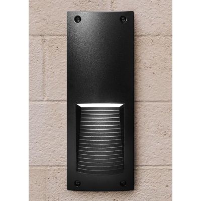 LETI 300 VP FARETTO DA INCASSO VERTICALE IP66 IN RESINA BIANCA,GRIGIA O NERA MADE IN ITALY FUMAGALLI