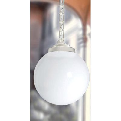 SICAR G250 SOSPENSIONE A SFERA D25 CM RESINA BIANCA O NERA  DIFFUSORE BIANCO OPALE MADE IN ITALY FUMAGALLI