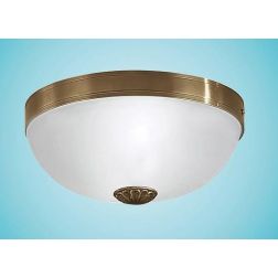 IMPERIAL PLAFONIERA 2 LUCI CLASSICA CON MONTATURA BRUNITA DI EGLO EGLO - Cristalensi Shop Online 2