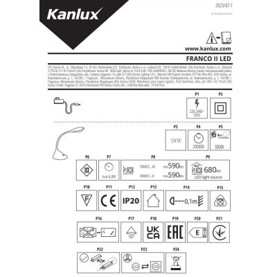 STONE LIGHT LAMPADA DA TAVOLO BRACCIO FLESSIBILE LED 5W 3000K IN NERO O BIANCO DARK LIGHT - Cristalensi Shop Online