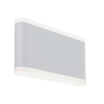WAVE APPLIQUE IN ALLUMINIO ANTRACITE A LED INTEGRATO SOSTITUIBILE 14W IP54 Sovil - Cristalensi Shop Online