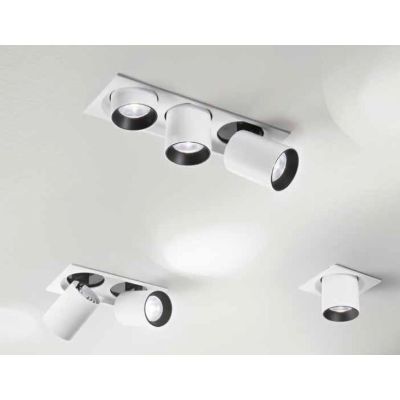 OUTSIDER FARETTO A 1,2 O 3 LUCI CON LED 30W-60W-90W INTEGRATO LUCE 3000K O 4000K MODERNO 3 MISURE