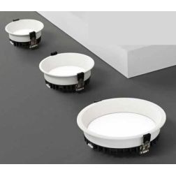 FARETTO LED DA INCASSO IN 3 MISURE LED 12W-18W-30W LUCE 3000K-4000K-5000K BIANCO MODERNO