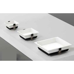 FARETTO LED QUADRATO DA INCASSO IN 3 MISURE LED 12W-18W-30W LUCE 3000K-4000K-5000K BIANCO