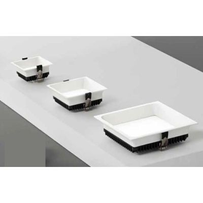 FARETTO LED QUADRATO DA INCASSO IN 3 MISURE LED 12W-18W-30W LUCE 3000K-4000K-5000K BIANCO