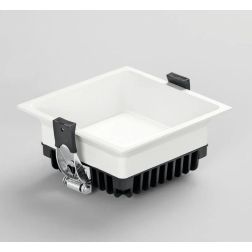 FARETTO LED QUADRATO DA INCASSO IN 3 MISURE LED 12W-18W-30W LUCE 3000K-4000K-5000K BIANCO 2