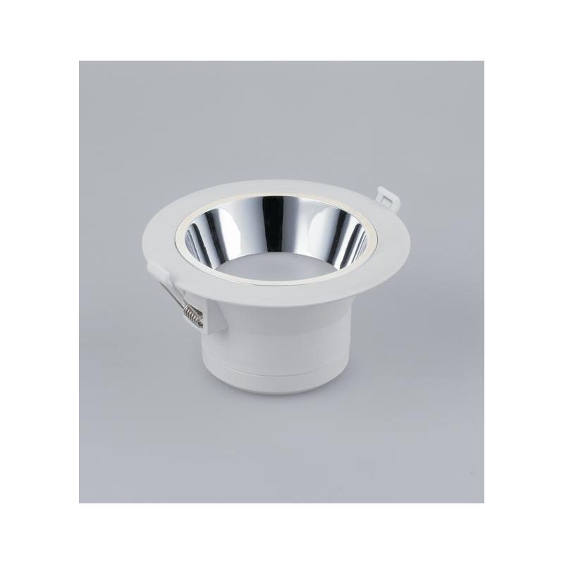 MACK FARETTO LED DA INCASSO ROTONDO 3 MISURE LED 15W-20W-25W LUCE 3000K-4000K BIANCO-CROMO MODERNO