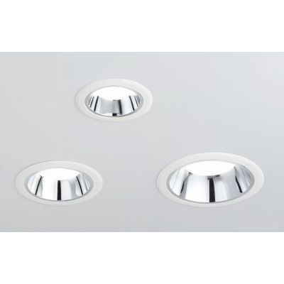 MACK FARETTO LED DA INCASSO ROTONDO 3 MISURE LED 15W-20W-25W LUCE 3000K-4000K BIANCO-CROMO MODERNO