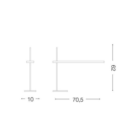 LAMPADA DA TAVOLO TECNICA IN METALLO CON DIFFUSORE ORIENTABILE E REGOLABILE IN ALTEZZA CRISTALENSI - Cristalensi Shop Online