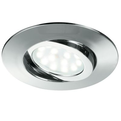 FARETTO DA INCASSO ORIENTABILE IP44 IN 4 COLORI ROTONDO LED 5W LUCE 3000K MODERNO