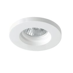 PHANTOM INCASSO ROTONDO O QUADRATO IN GESSO VERNICIABILE MODERNO CON LAMPADINA ATTACCO GU10 2
