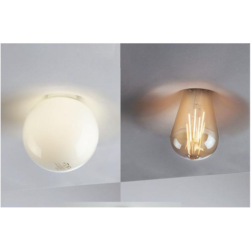 EVA INCASSO ROTONDO D18 CM IN GESSO VERNICIABILE LAMPADINA ATTACCO E27 MODERNO