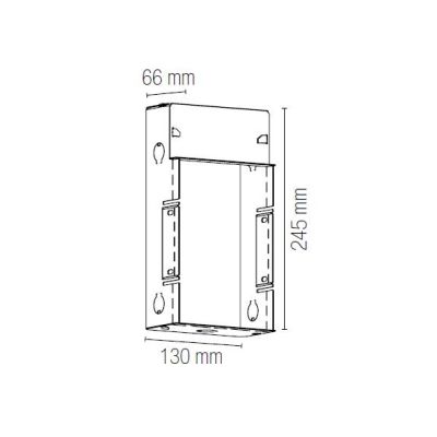 ARIEL RM1 BOX CONTROCASSA O CASSA DI DERIVAZIONE PER MURATURA PER INCASSO ARIEL RM1 DELLA FAN EUROPE