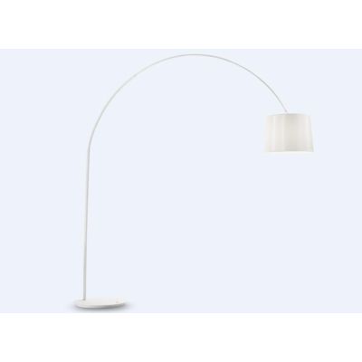LAMPADA DA TERRA MODERNA CON STELO SQUADRATA E BRACCIO TELESCOPICO GRANDE BIANCA O NERA CRISTALENSI - Cristalensi Shop Online