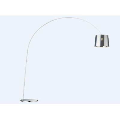 DORSALE LAMPADA DA TERRA MODERNA CON STELO SQUADRATO CROMATO BRACCIO TELESCOPICO PARALUME CROMO Ideal Lux - Cristalensi Shop Onl
