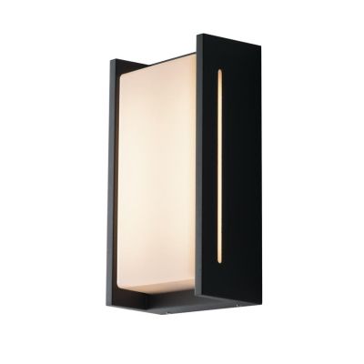 APPLIQUE DA ESTERNO IP54 LED 18W LUCE 3000K-4000K ALLUMINIO ANTRACITE MODERNA