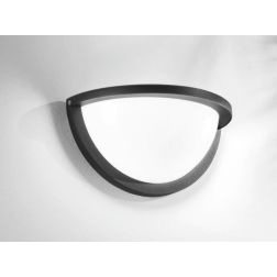 DETROIT APPLIQUE DA ESTERNO IP54 LED 10W LUCE 3000K-4000K ALLUMINIO NERO MODERNA 2