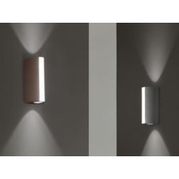 RAY APPLIQUE DA ESTERNO BIEMISSIONE DI LUCE IP54 LED 14W LUCE 3000K-4000K ANTRACITE E CORTEN