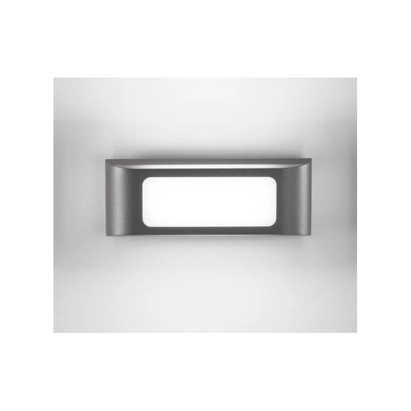 DESERT APPLIQUE DA ESTERNO CON BIEMISSIONE DI LUCE IP65 LED 12W LUCE 3000K-4000K 3 COLORI