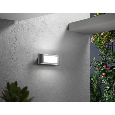 DESERT APPLIQUE DA ESTERNO CON BIEMISSIONE DI LUCE IP65 LED 12W LUCE 3000K-4000K 3 COLORI