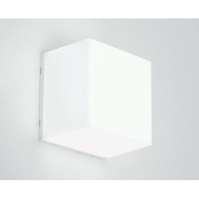TOGO Q PLAFONIERA APPLIQUE QUADRATA 2 MISURE BIANCA IP65 LED INTEGRATO LUCE 3000K-4000K-6500K MODERNA