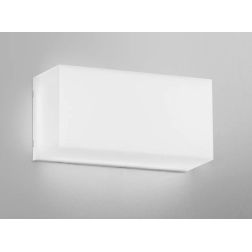 TOGO R PLAFONIERA APPLIQUE RETTANGOLARE 2 MISURE BIANCA IP65 LED INTEGRATO LUCE 3000K-4000K-6500K MODERNA 2