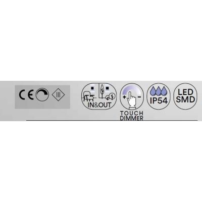 LAMPADA DA TAVOLO H36 CM IP54 CON BATTERIA RICARICABILE TOUCH DIMMER LED 2,2W LUCE 3000K 4 COLORI