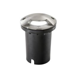 HUMMER R1 FARETTO CARRABILE DA INCASSO 1 LUCE ROTONDO IP67 IN ACCIAIO 3 COLORI LAMPADINA ATTACCO GU10 2