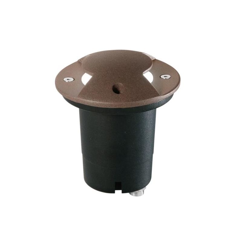 HUMMER R2 FARETTO CARRABILE DA INCASSO 2 LUCI ROTONDO IP67 IN ACCIAIO 3 COLORI LAMPADINA ATTACCO GU10